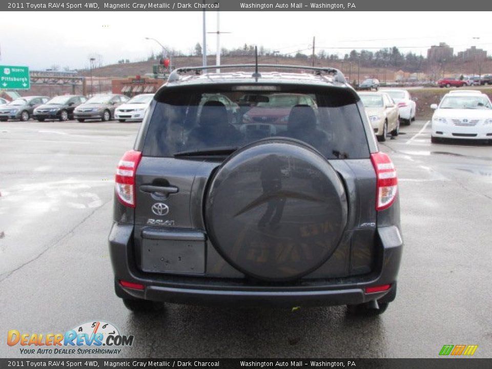 2011 Toyota RAV4 Sport 4WD Magnetic Gray Metallic / Dark Charcoal Photo #8
