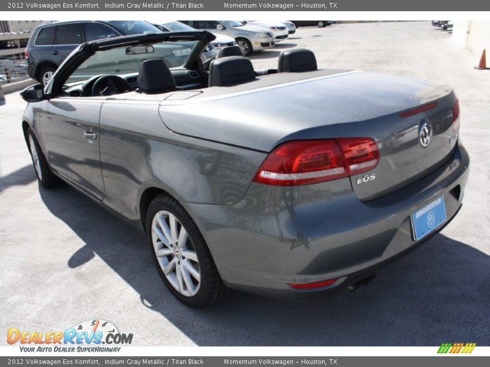 2012 Volkswagen Eos Komfort Indium Gray Metallic / Titan Black Photo #6