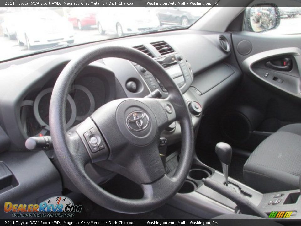 2011 Toyota RAV4 Sport 4WD Magnetic Gray Metallic / Dark Charcoal Photo #10
