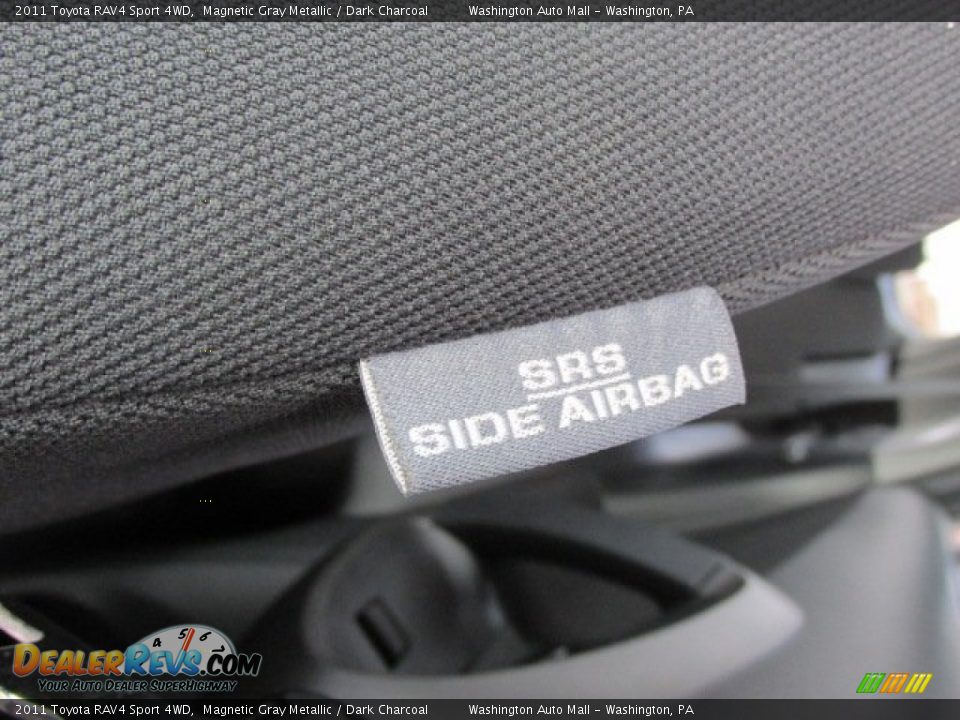 2011 Toyota RAV4 Sport 4WD Magnetic Gray Metallic / Dark Charcoal Photo #13