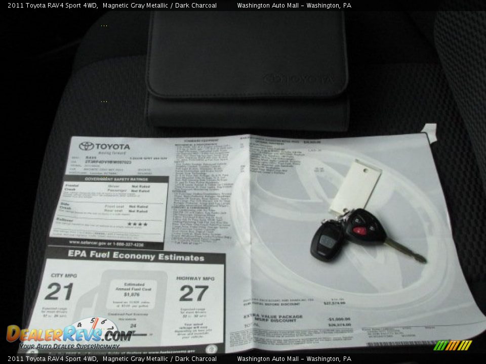 2011 Toyota RAV4 Sport 4WD Window Sticker Photo #18