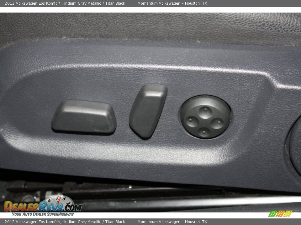 2012 Volkswagen Eos Komfort Indium Gray Metallic / Titan Black Photo #16