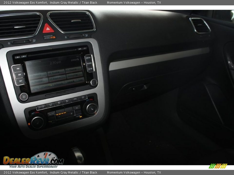 2012 Volkswagen Eos Komfort Indium Gray Metallic / Titan Black Photo #17