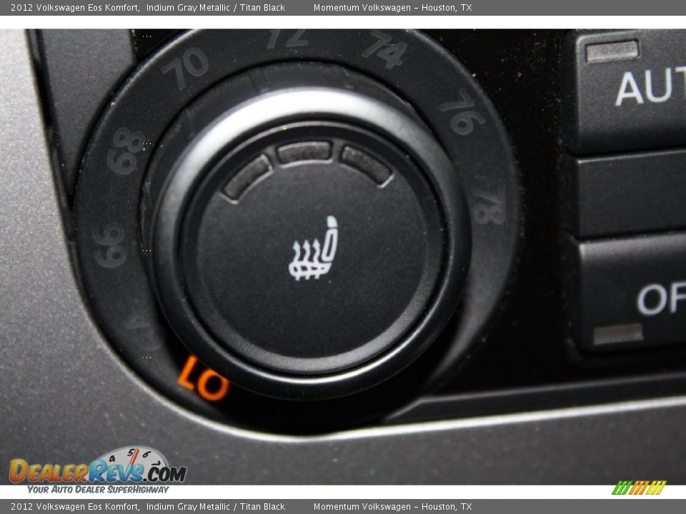 2012 Volkswagen Eos Komfort Indium Gray Metallic / Titan Black Photo #24