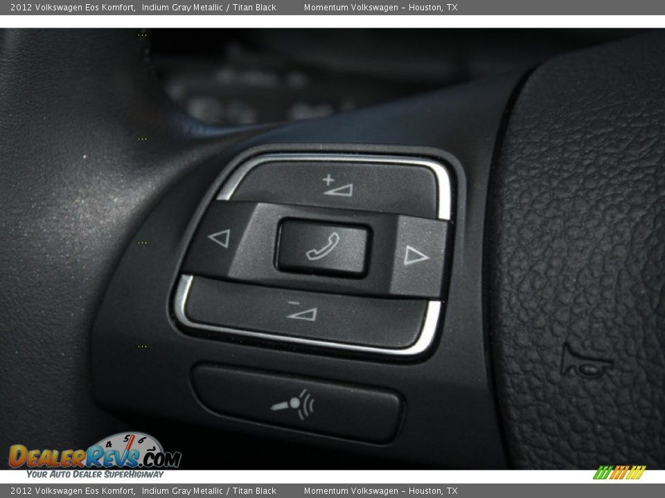2012 Volkswagen Eos Komfort Indium Gray Metallic / Titan Black Photo #26