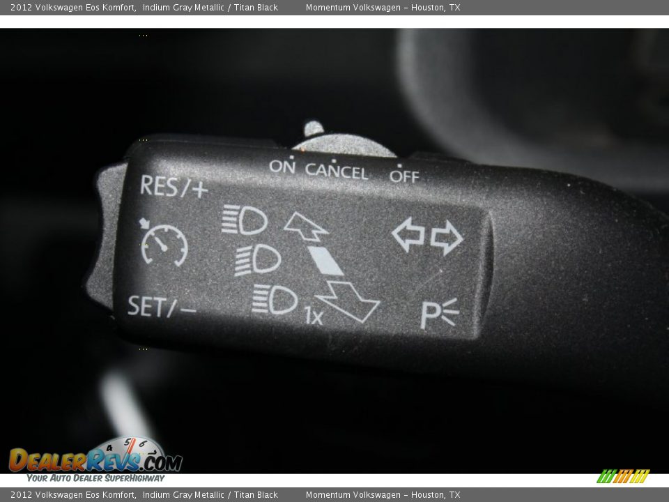 2012 Volkswagen Eos Komfort Indium Gray Metallic / Titan Black Photo #27