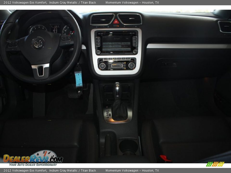 2012 Volkswagen Eos Komfort Indium Gray Metallic / Titan Black Photo #30