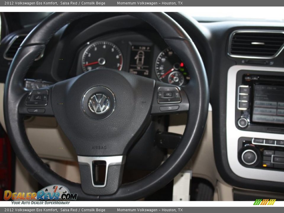 2012 Volkswagen Eos Komfort Steering Wheel Photo #32