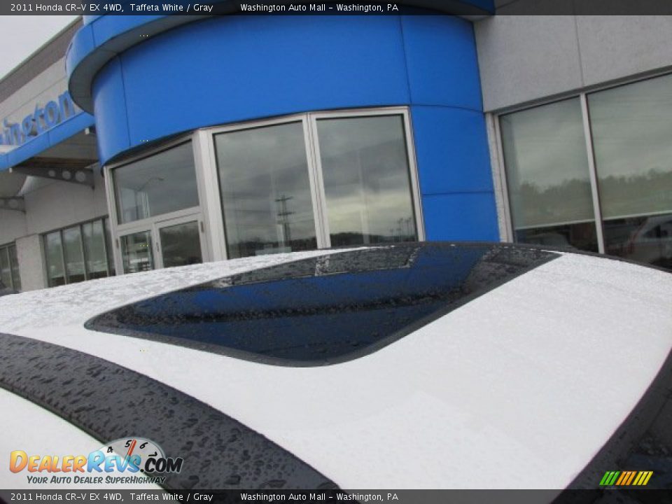 2011 Honda CR-V EX 4WD Taffeta White / Gray Photo #3