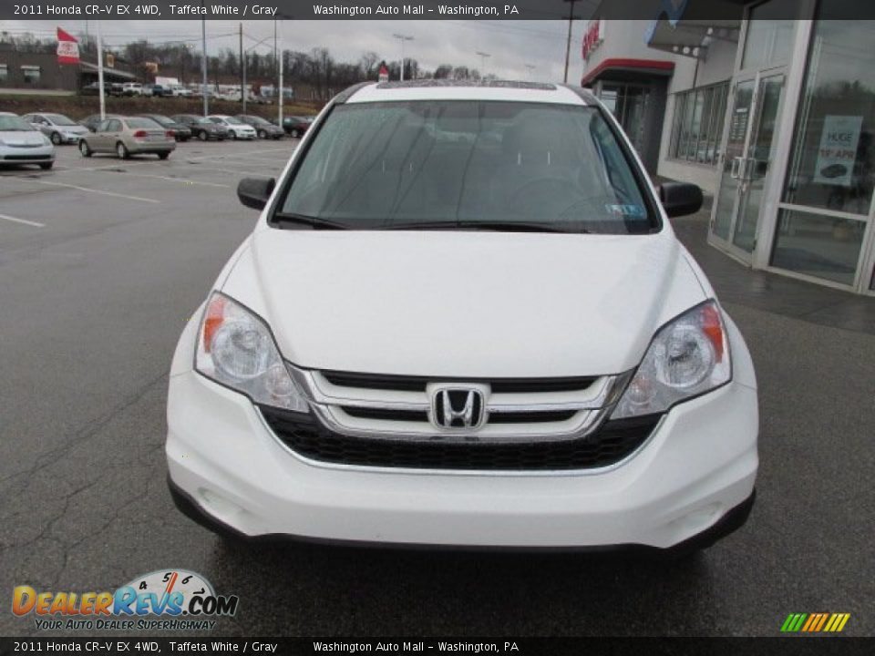 2011 Honda CR-V EX 4WD Taffeta White / Gray Photo #4