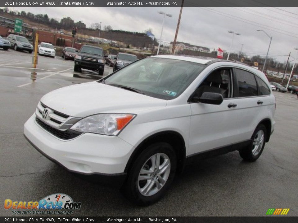 2011 Honda CR-V EX 4WD Taffeta White / Gray Photo #5