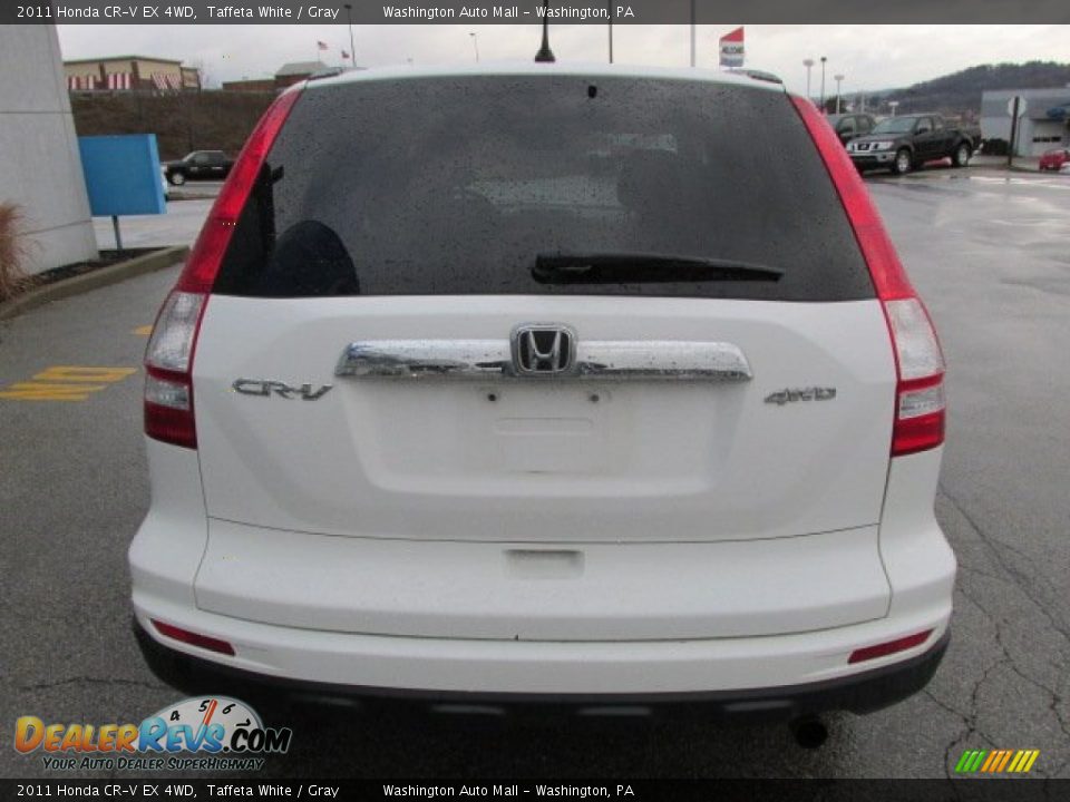 2011 Honda CR-V EX 4WD Taffeta White / Gray Photo #8