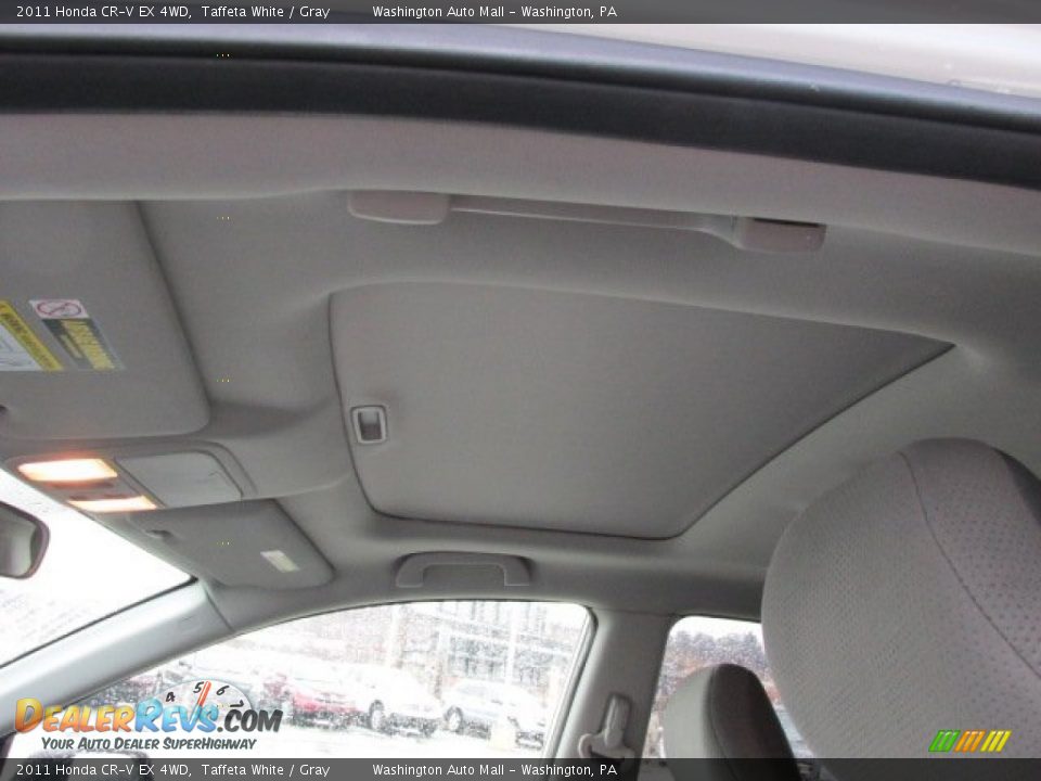 2011 Honda CR-V EX 4WD Taffeta White / Gray Photo #12