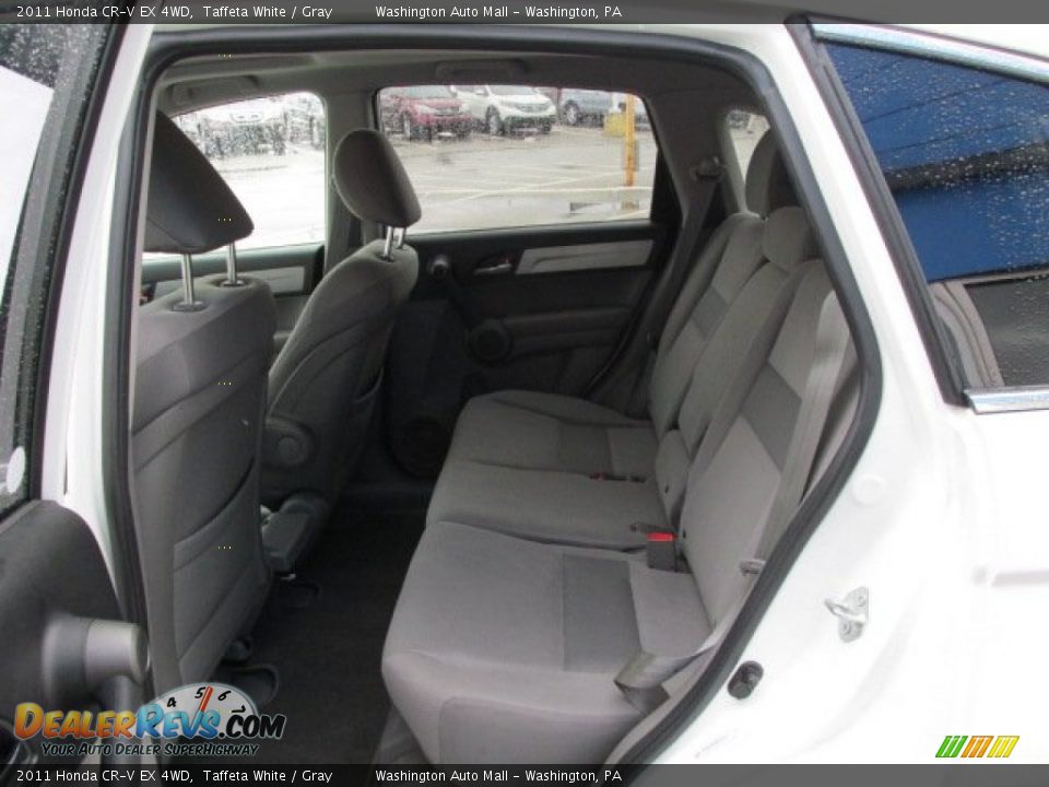 2011 Honda CR-V EX 4WD Taffeta White / Gray Photo #14