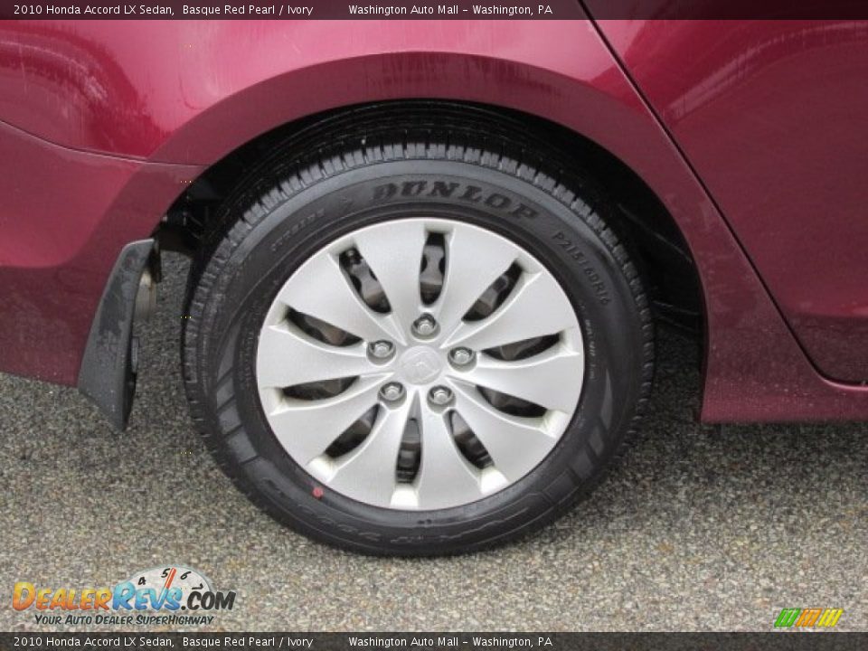 2010 Honda Accord LX Sedan Basque Red Pearl / Ivory Photo #3