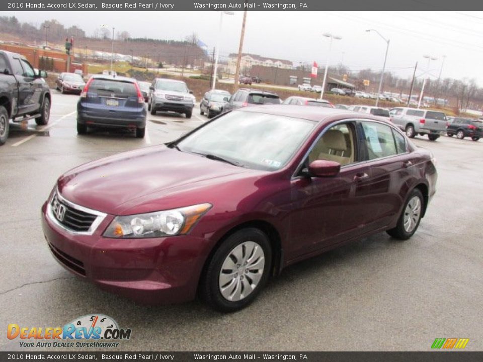 Front 3/4 View of 2010 Honda Accord LX Sedan Photo #5