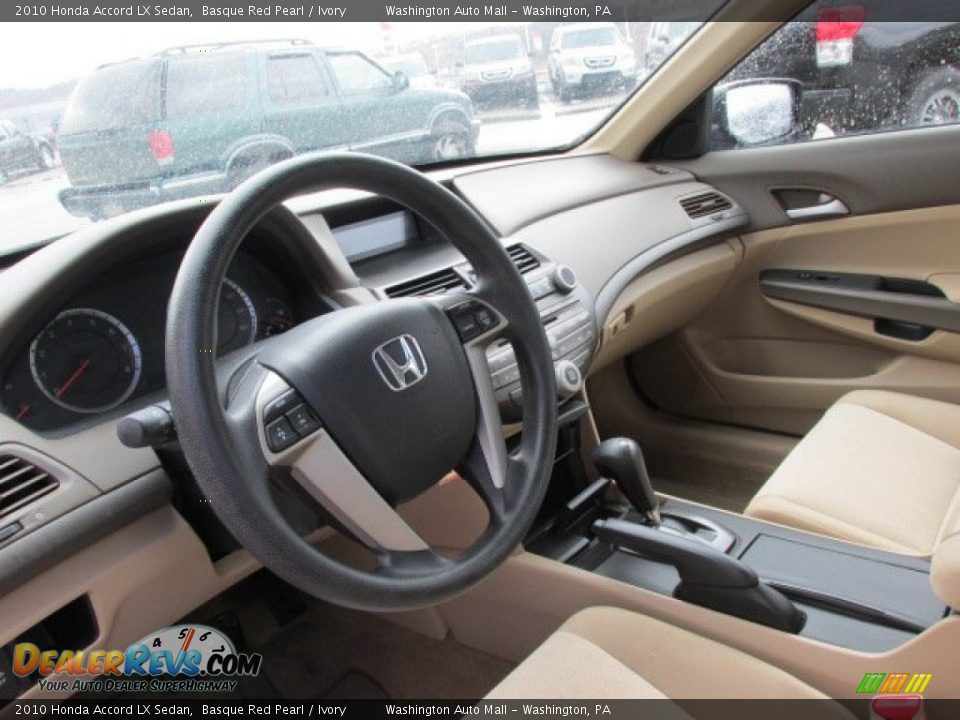 Dashboard of 2010 Honda Accord LX Sedan Photo #12