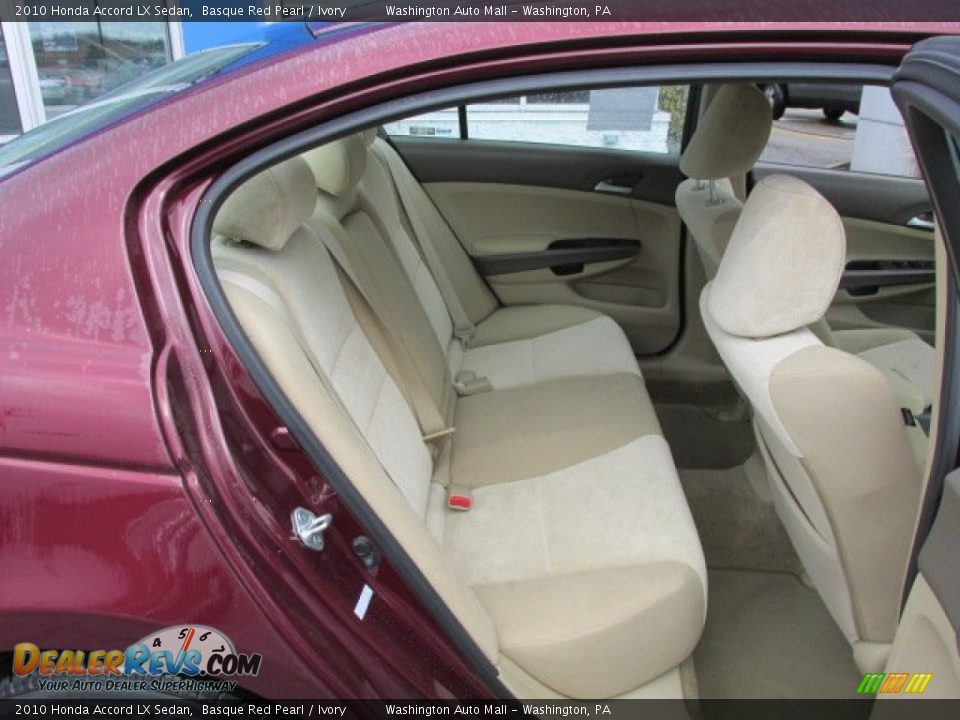 2010 Honda Accord LX Sedan Basque Red Pearl / Ivory Photo #16