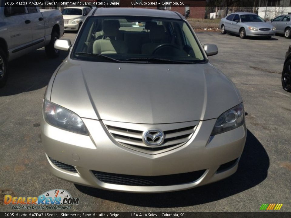 2005 Mazda MAZDA3 i Sedan Shimmering Sand Metallic / Beige Photo #1