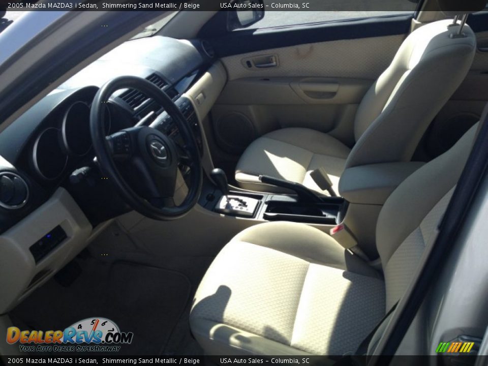 Front Seat of 2005 Mazda MAZDA3 i Sedan Photo #11