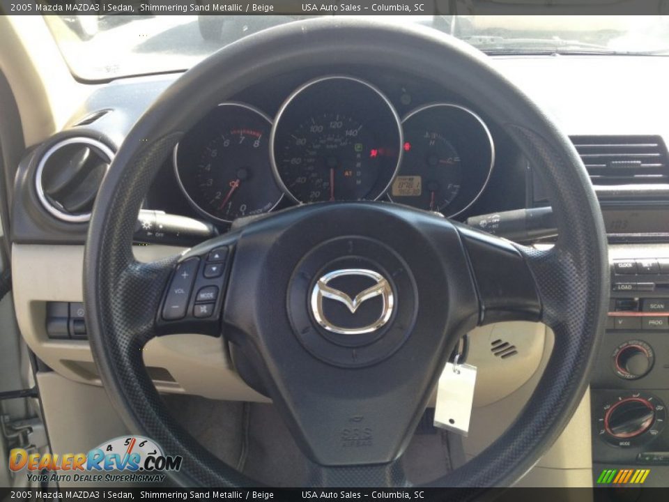 2005 Mazda MAZDA3 i Sedan Steering Wheel Photo #15