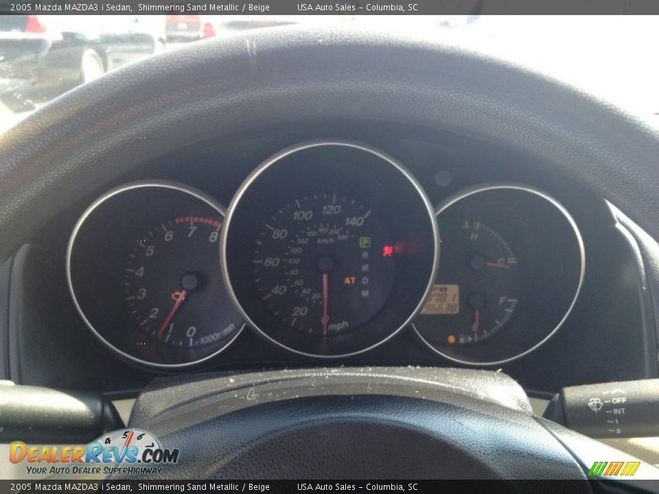 2005 Mazda MAZDA3 i Sedan Shimmering Sand Metallic / Beige Photo #19