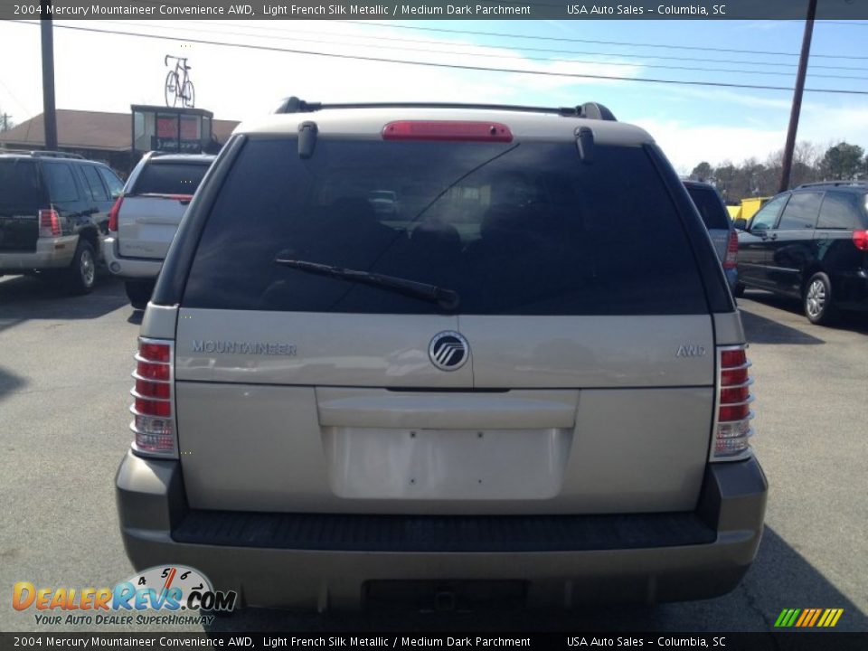 2004 Mercury Mountaineer Convenience AWD Light French Silk Metallic / Medium Dark Parchment Photo #7