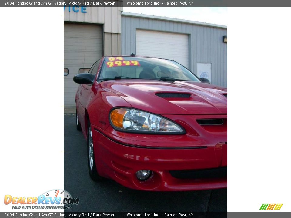 2004 Pontiac Grand Am GT Sedan Victory Red / Dark Pewter Photo #3