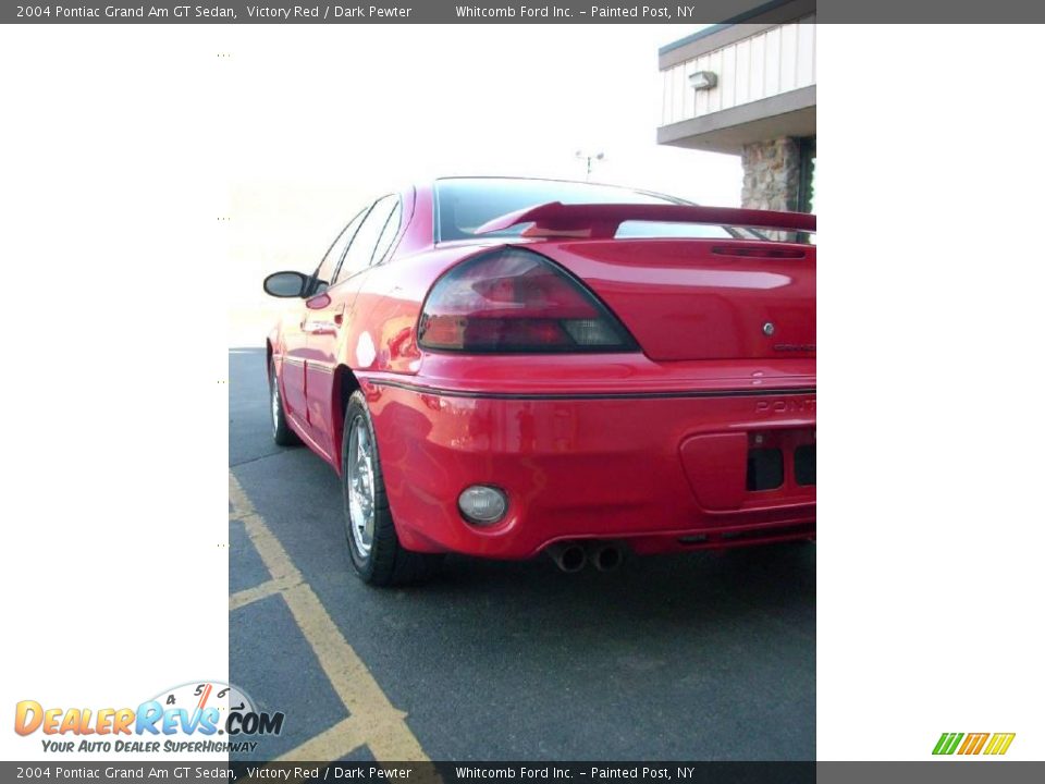 2004 Pontiac Grand Am GT Sedan Victory Red / Dark Pewter Photo #11