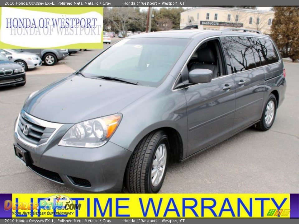 2010 Honda Odyssey EX-L Polished Metal Metallic / Gray Photo #1