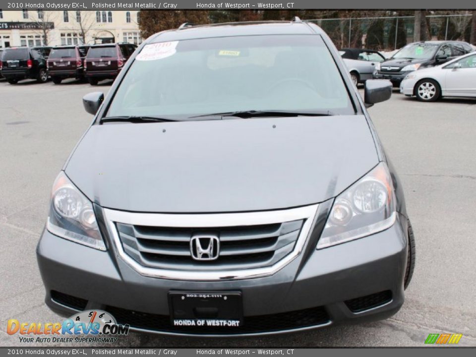 2010 Honda Odyssey EX-L Polished Metal Metallic / Gray Photo #2