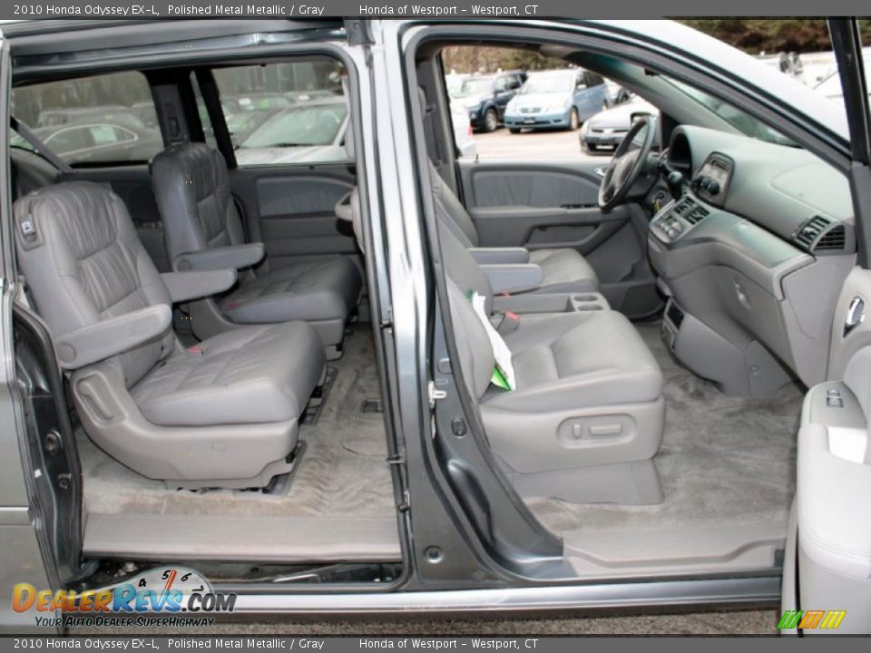 2010 Honda Odyssey EX-L Polished Metal Metallic / Gray Photo #7