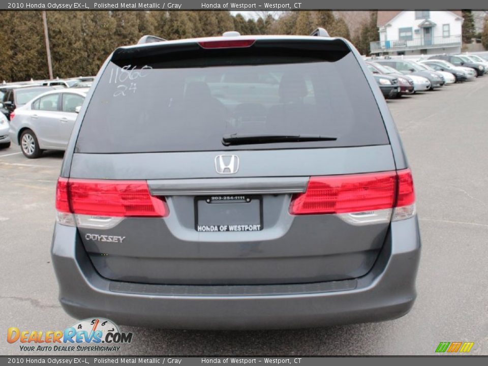 2010 Honda Odyssey EX-L Polished Metal Metallic / Gray Photo #8