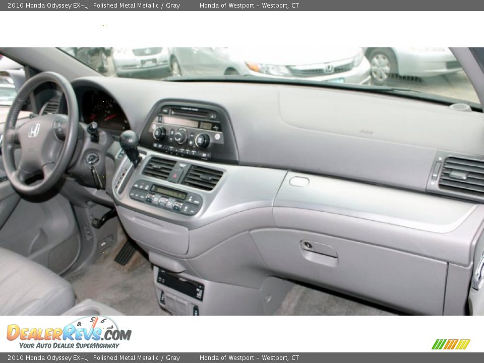 2010 Honda Odyssey EX-L Polished Metal Metallic / Gray Photo #9