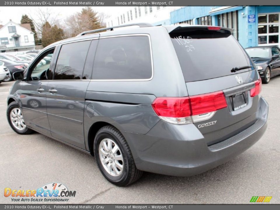 2010 Honda Odyssey EX-L Polished Metal Metallic / Gray Photo #11