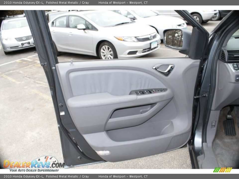 2010 Honda Odyssey EX-L Polished Metal Metallic / Gray Photo #19
