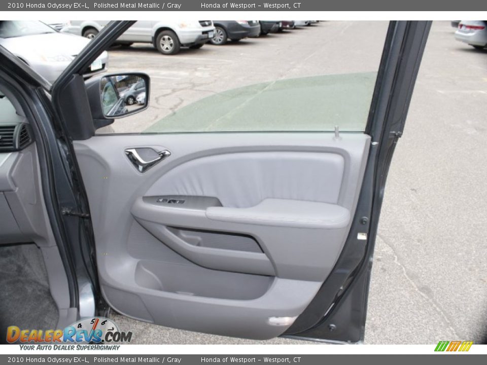 2010 Honda Odyssey EX-L Polished Metal Metallic / Gray Photo #20