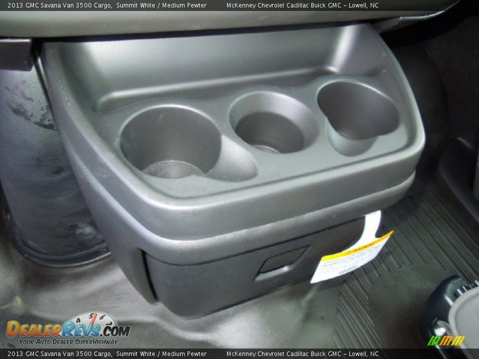 2013 GMC Savana Van 3500 Cargo Summit White / Medium Pewter Photo #11