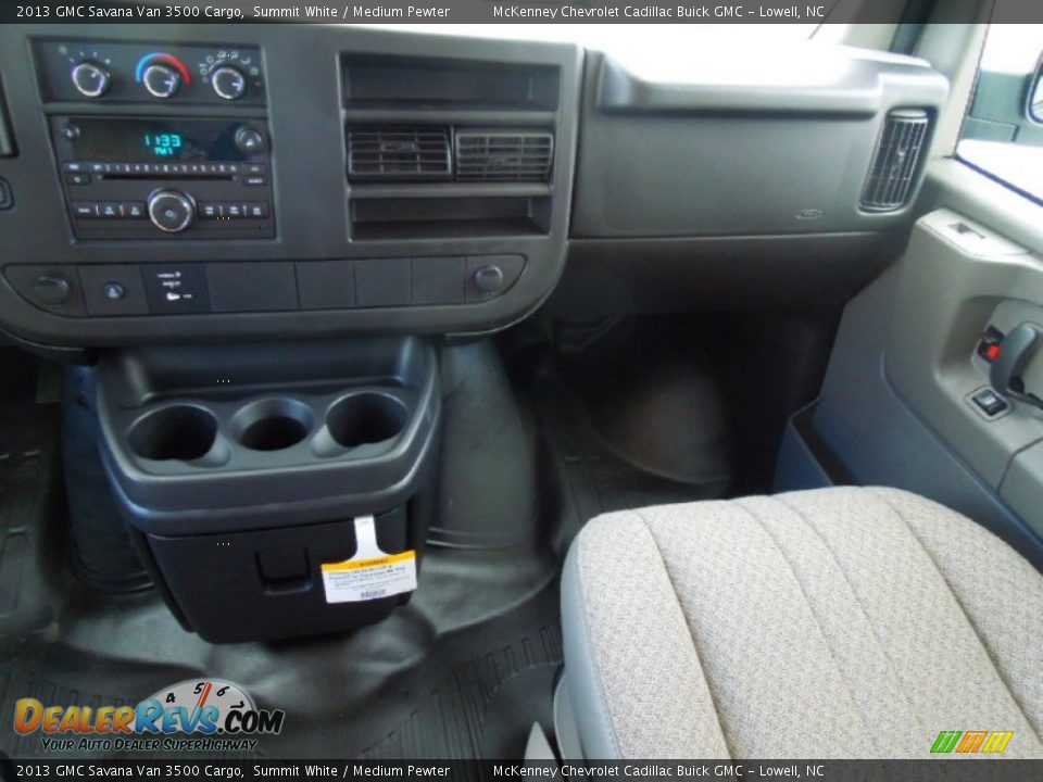 2013 GMC Savana Van 3500 Cargo Summit White / Medium Pewter Photo #20