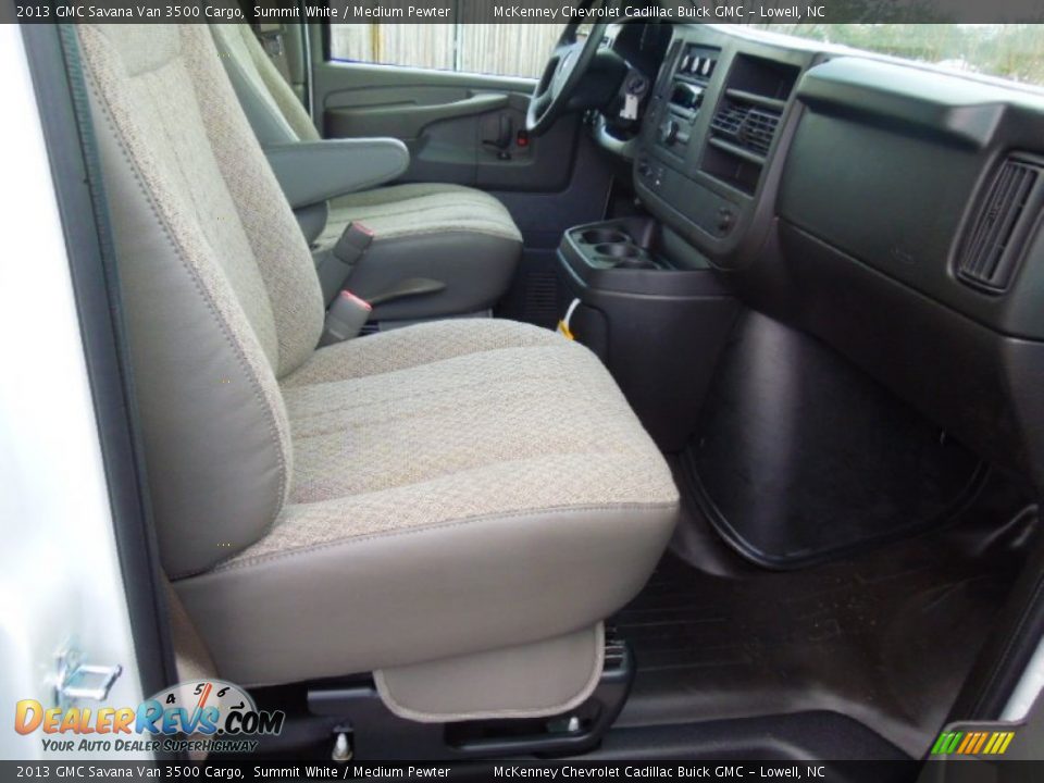 2013 GMC Savana Van 3500 Cargo Summit White / Medium Pewter Photo #21