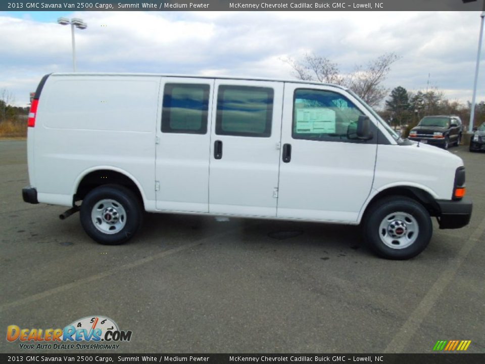 2013 GMC Savana Van 2500 Cargo Summit White / Medium Pewter Photo #3
