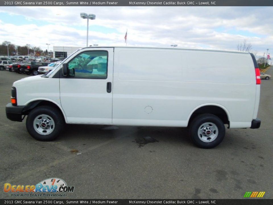 2013 GMC Savana Van 2500 Cargo Summit White / Medium Pewter Photo #6