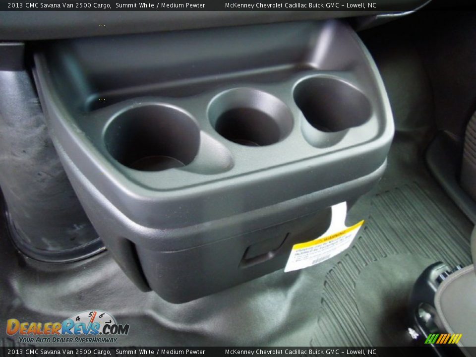 2013 GMC Savana Van 2500 Cargo Summit White / Medium Pewter Photo #10