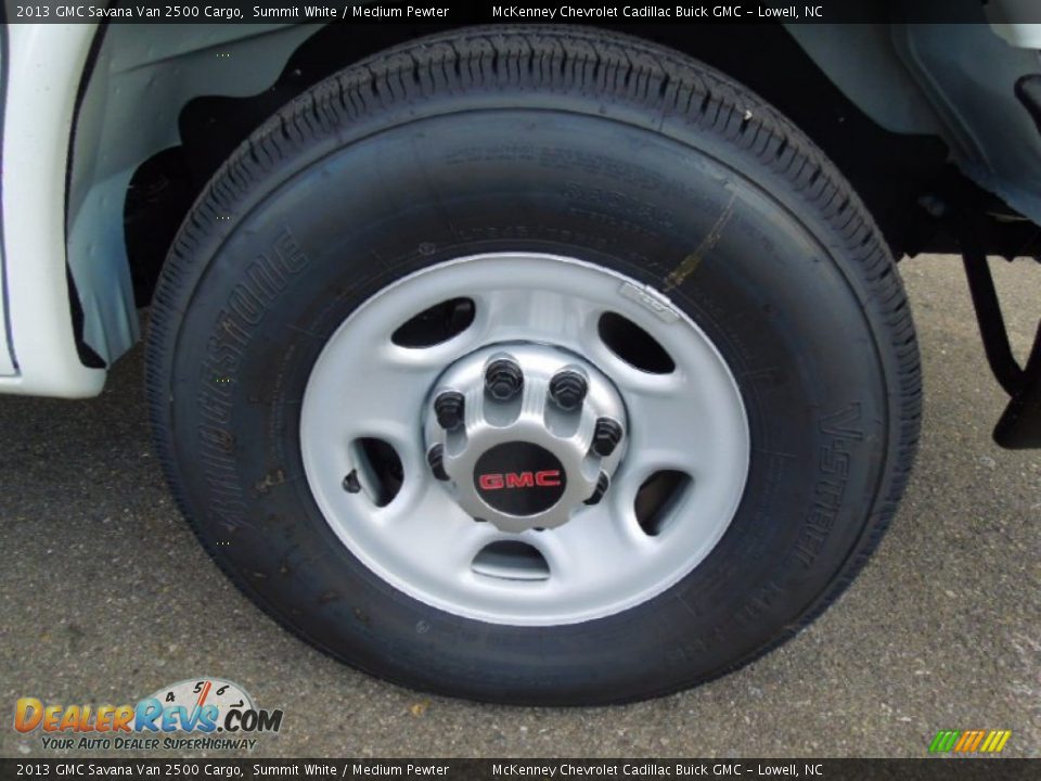 2013 GMC Savana Van 2500 Cargo Summit White / Medium Pewter Photo #21
