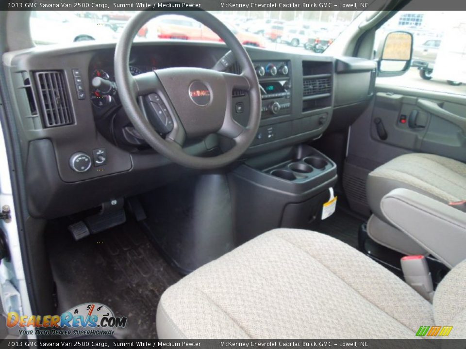2013 GMC Savana Van 2500 Cargo Summit White / Medium Pewter Photo #23