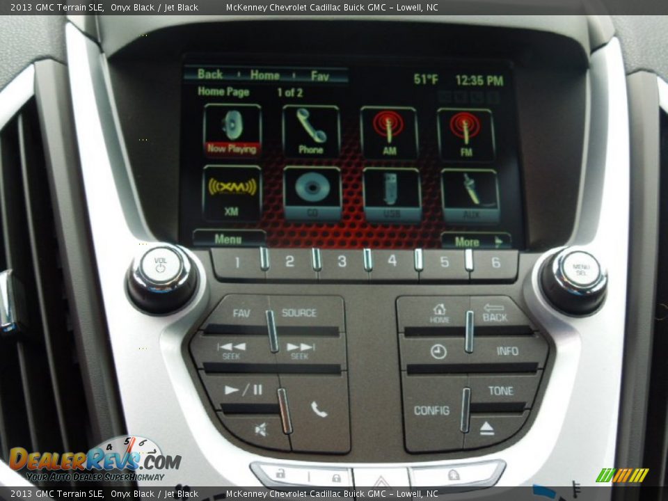 2013 GMC Terrain SLE Onyx Black / Jet Black Photo #12