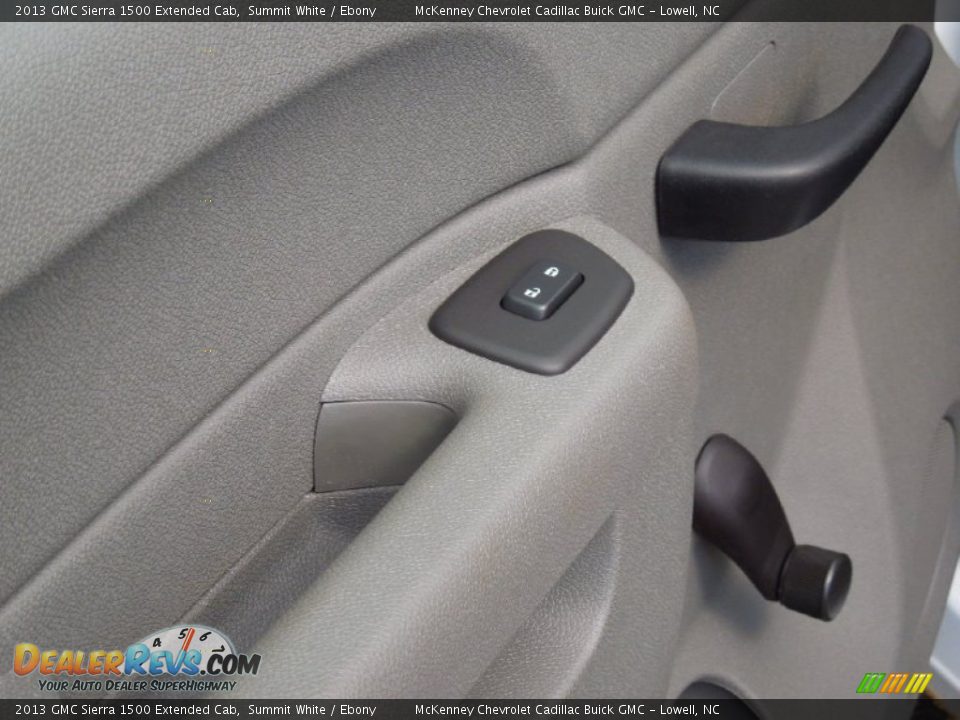 2013 GMC Sierra 1500 Extended Cab Summit White / Ebony Photo #10