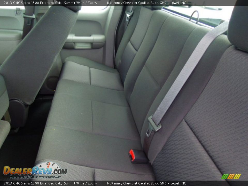 2013 GMC Sierra 1500 Extended Cab Summit White / Ebony Photo #17