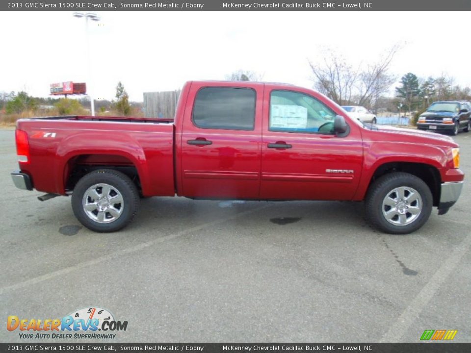 2013 GMC Sierra 1500 SLE Crew Cab Sonoma Red Metallic / Ebony Photo #3