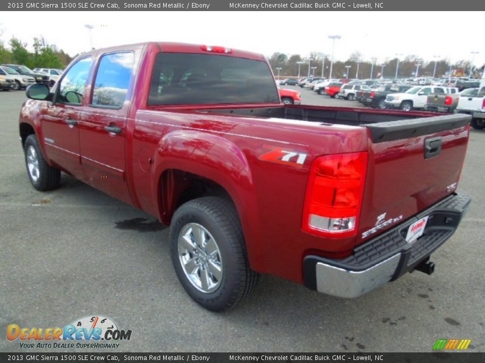 2013 GMC Sierra 1500 SLE Crew Cab Sonoma Red Metallic / Ebony Photo #5